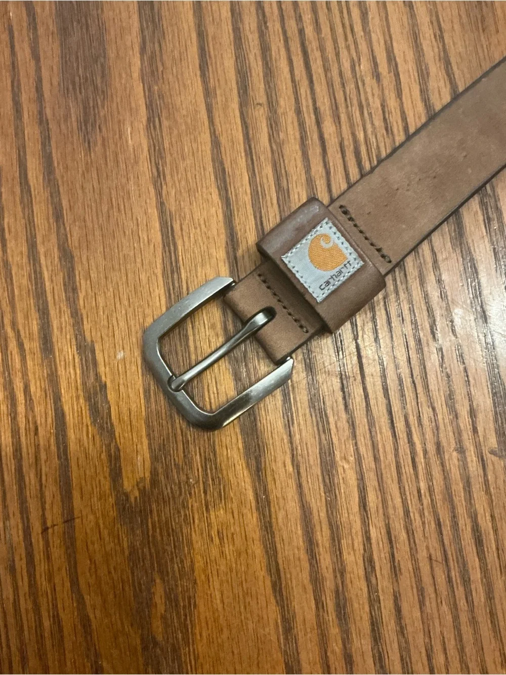 Carhartt WB5518-W Full Grain Leather Men's Belt Sz XL Brown